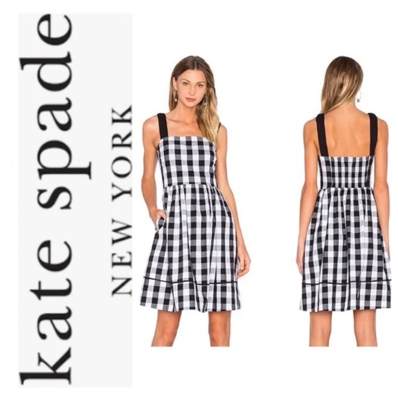 kate spade Dresses Nwt Kate Spade Broome Street Gingham Dress Size